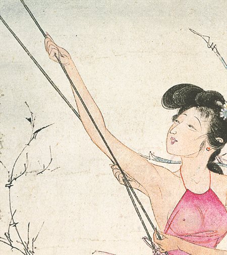绿春县-胡也佛的仕女画和最知名的金瓶梅秘戏图
